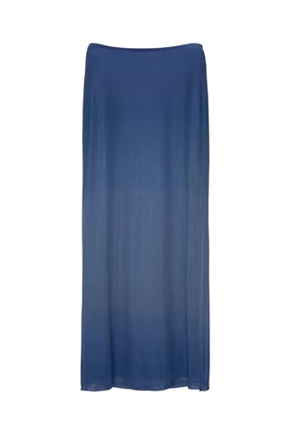 Jupe midi - Bleu