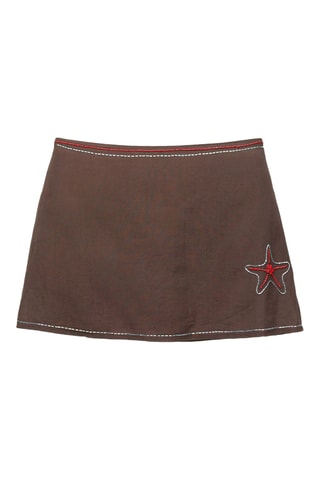Minijupe - Marron