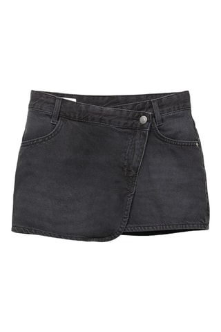 Minijupe en jean - Noir