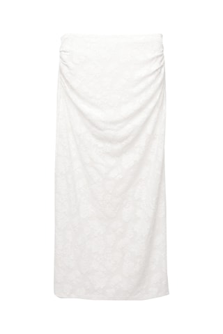 Jupe midi - Blanc