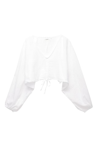 Crop top- Wit