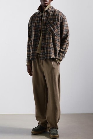 Chemise - Marron et noir
