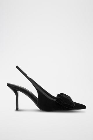 Escarpins en velours - Noir