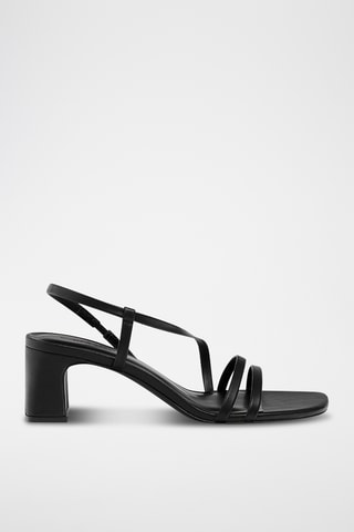 Sandales à talons - Noir