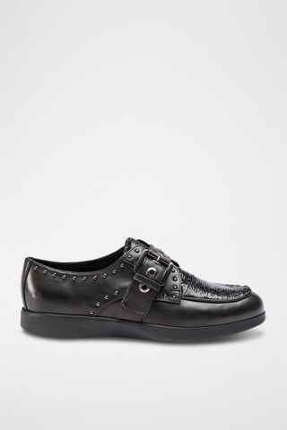 Derbys à boucle en cuir Arjola - Noir