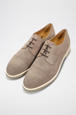 Derbys en nubuck Damocle - Taupe