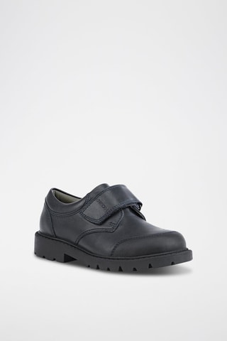 Derbys en cuir nappa Shaylax - Bleu marine