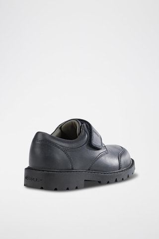 Derbys en cuir nappa Shaylax - Bleu marine