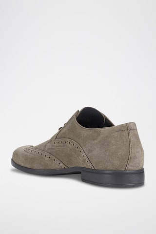 Derbys en nubuck - Taupe