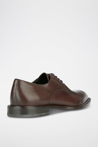 Derbys en cuir nappa Artenova - Marron
