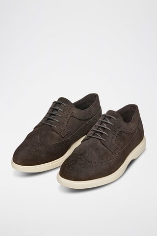 Derbys en cuir de veau Spherica - Marron