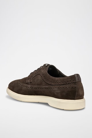 Derbys en cuir de veau Spherica - Marron