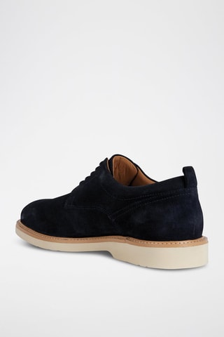 Derbys en nubuck Spherica - Bleu marine
