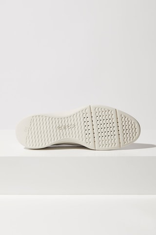 Derbys en cuir Blanc et argenté