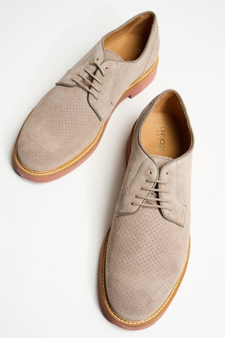 Derbys en cuir - Beige