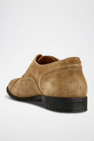 Derbys en cuir - Beige