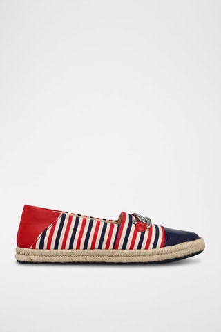 Espadrilles Modesty - Rouge et bleu marine