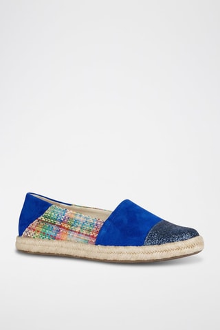 Espadrilles en nubuck Modesty - Bleu roi et vert d’eau