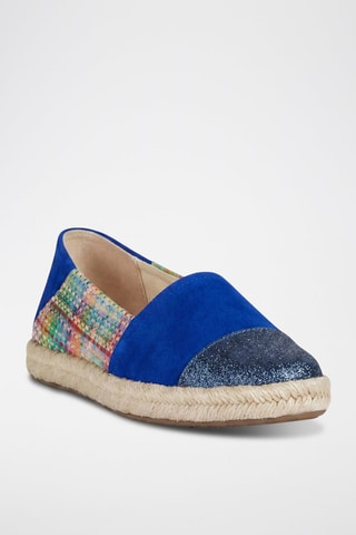 Espadrilles en nubuck Modesty - Bleu roi et vert d’eau