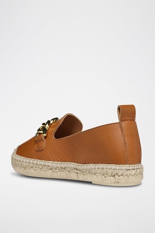 Espadrilles en cuir Lampedusa - Camel