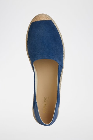 Espadrilles en cuir Lampedusa - Bleu cobalt