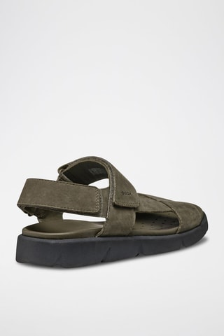 Sandales en nubuck Xand - Kaki