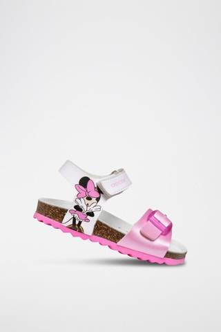Sandales Minnie Disney Chalki - Blanc et rose