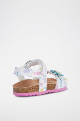 Sandales Chalki - Blanc et turquoise