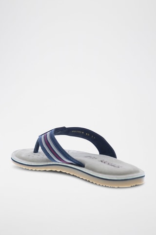 Sandales en cuir Artie - Bleu foncé