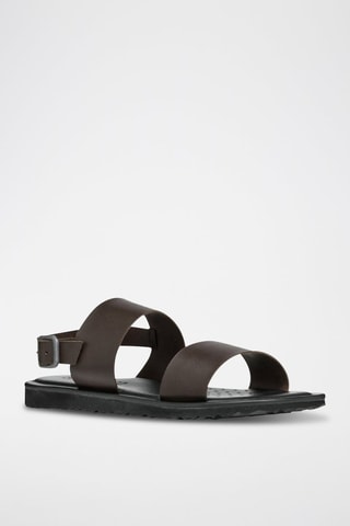 Sandales en cuir Erice - Marron