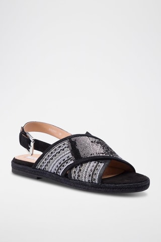 Sandales en cuir Kolleen - Noir