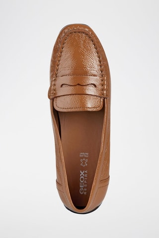 Mocassins en cuir nappa Kosmopolis - Camel