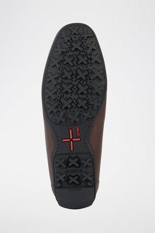 Mocassins en cuir Kosmopolis - Marron foncé