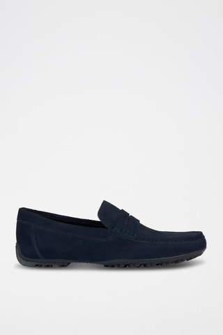 Mocassins en nubuck Kosmopolis - Bleu marine