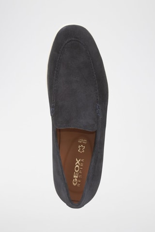 Mocassins en nubuck Venzone - Bleu marine