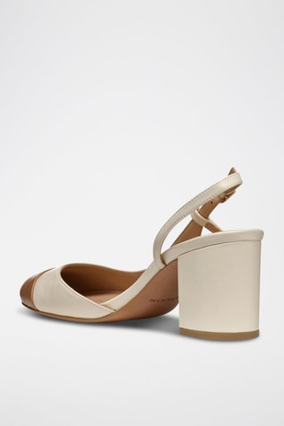 Escarpins en cuir de mouton Virnilisa - Marron clair et beige