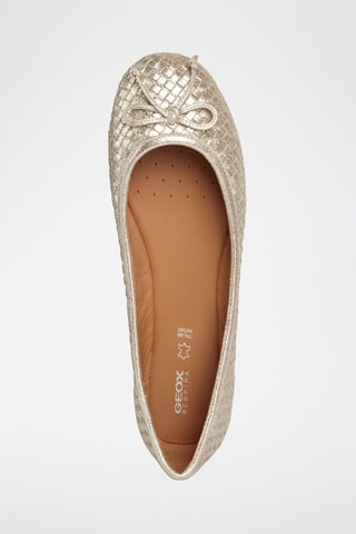 Ballerines en cuir de chèvre Palmaria A - Doré