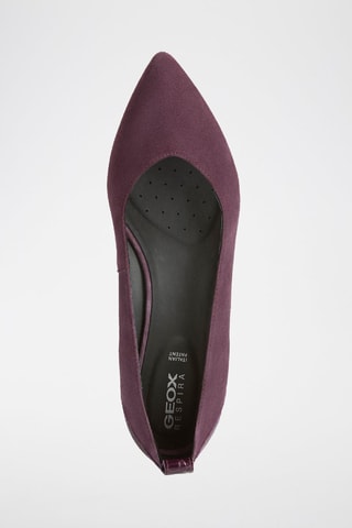 Ballerines en cuir Charyssa - Bordeaux