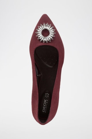 Ballerines en nubuck Charyssa - Bordeaux