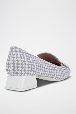 Ballerines en cuir Vivyanne - Gris clair