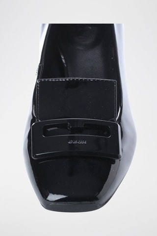 Ballerines en cuir verni Vivyanne - Noir