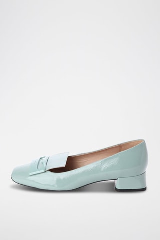 Ballerines en cuir verni Vivyanne - Vert d’eau