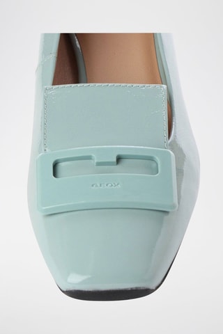 Ballerines en cuir verni Vivyanne - Vert d’eau