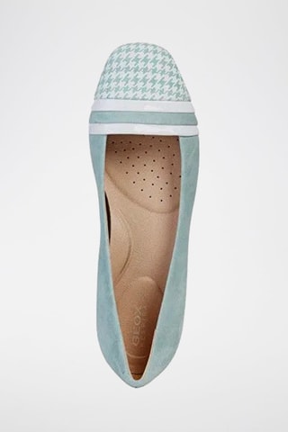 Ballerines en nubuck Annytah - Vert d’eau