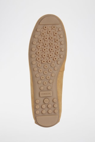 Chaussures bateau en nubuck D Leelyan - Camel