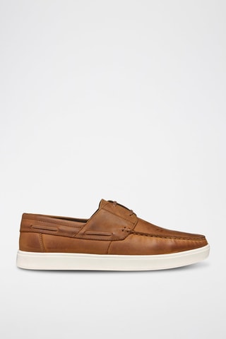 Chaussures bateau en cuir Avola - Marron