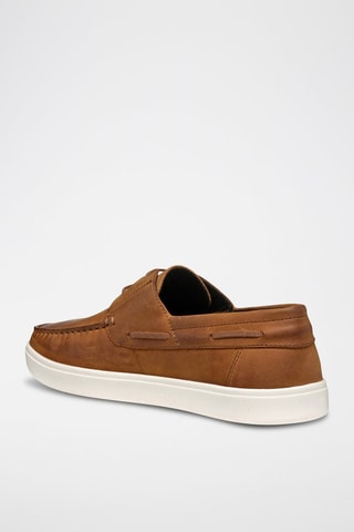 Chaussures bateau en cuir Avola - Marron