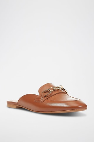Mules en cuir Llizia - Camel