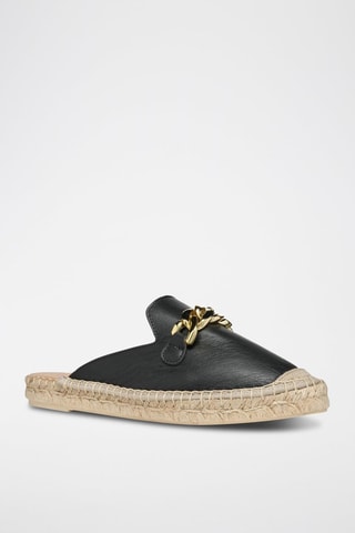 Mules en cuir Lampedusa - Noir