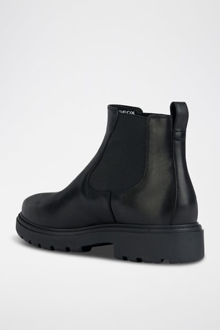 Boots Chelsea en cuir Spherica - Noir